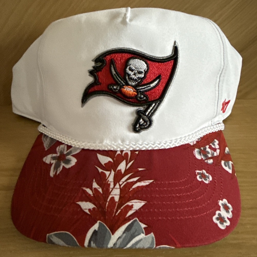 '47 Brand NFL TAMPA BAY BUCCANEERS MENS SNAPBACK HAT IBIZA‎ FLORAL 2-Tone Hitch